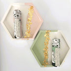 Geschenkset mit Lipbalm und Keramik-Tablett