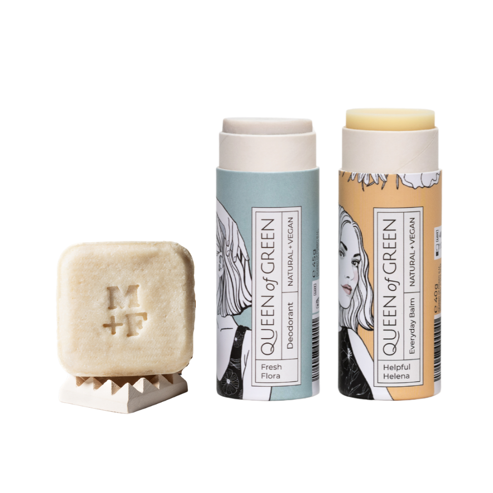 Das Reise-Set mit Deo, Hautpflege und Shampoo/Duschgel